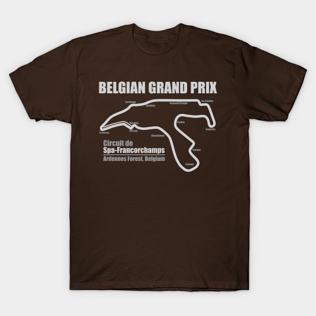 Belgian Grand Prix DS T-Shirt by Chicanery